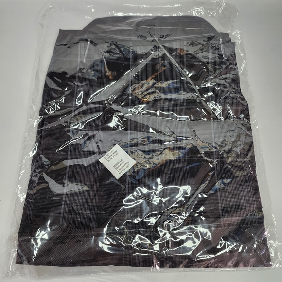 Dixxon - Murphy Bamboo Long Sleeve Shirt - Black & Gray Plaid - Men's 3XL - Picture 3 of 7